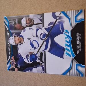 Upper Deck MVP Victor Hedman Tampa Bay Lightning NHL Hockey Cards